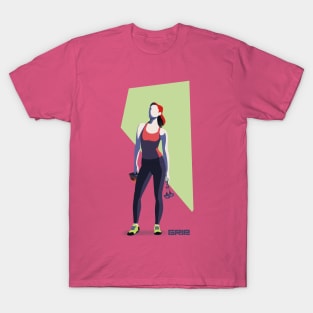 Climbing girl II T-Shirt